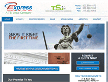 Tablet Screenshot of expressps.com